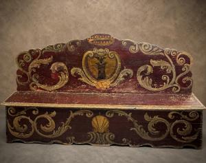 Painted chest – Marche, 18th century
